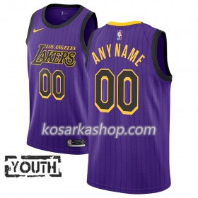 Dres Los Angeles Lakers Prilagođeni Nike 2018-19 City Edition Ljubičasta Swingman - Dječji
